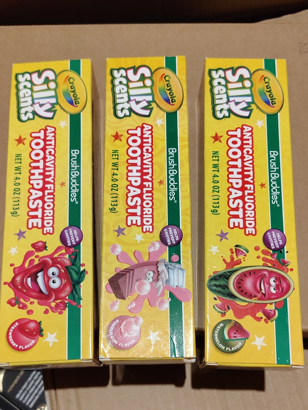 Kids Toothpaste 3 Pc